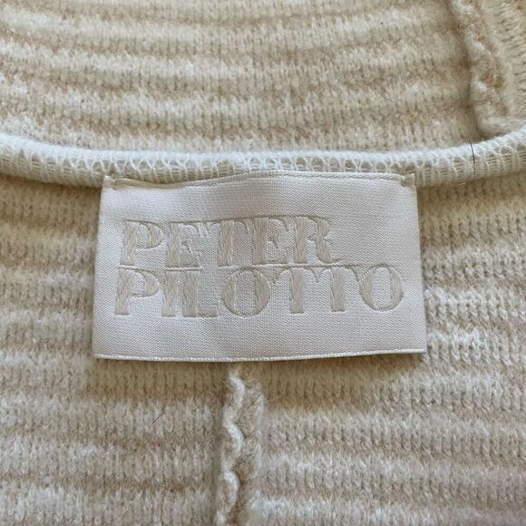 Peter Pilotto Geometric Ottoman Cape Shawl Wool Angora Hooded Women’s One Size - Picture 11 of 13